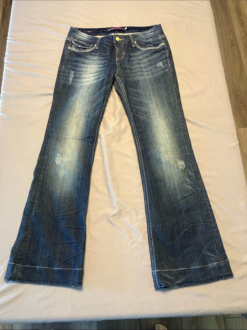 Vigoss Faded Indigo Flared Jeans